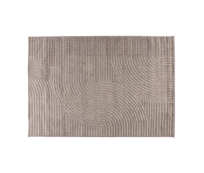 Alfombra de salón vince 240x340x2 marrón
