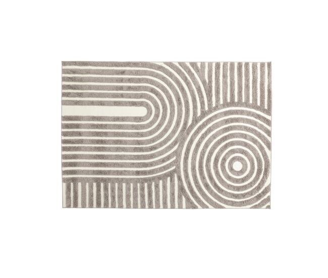 Alfombra de salón nikita 200x290x4 gris