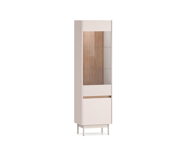 Vitrina dunea 55x40x193 beige