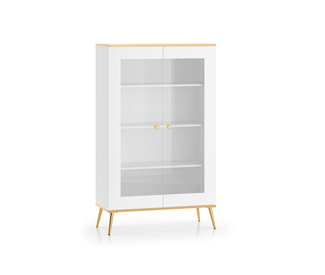 Vitrina viterbo 92x40x152 blanco