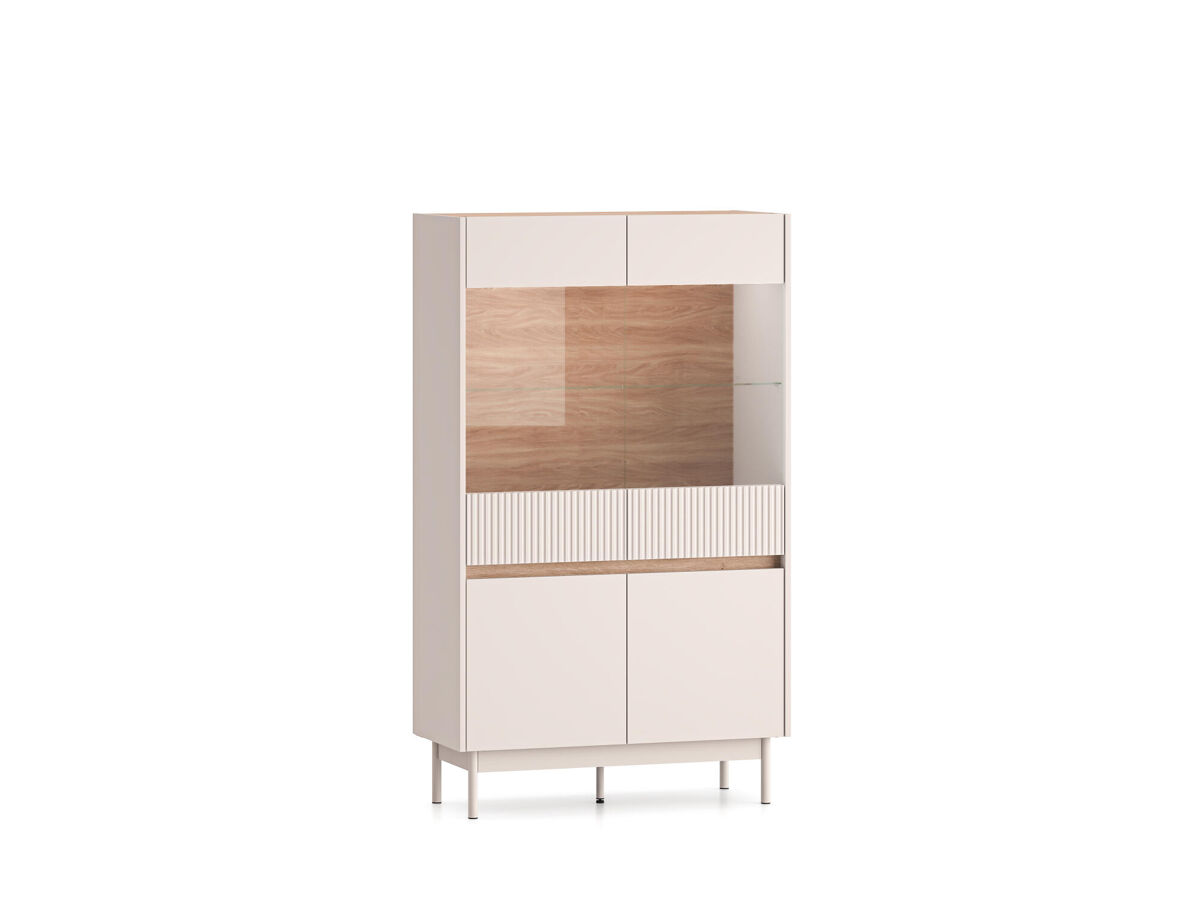 Vitrina dunea 92x40x156 beige