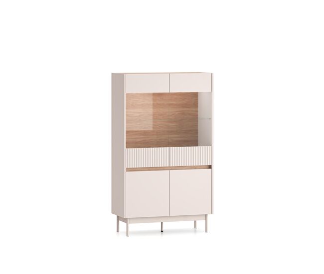 Vitrina dunea 92x40x156 beige