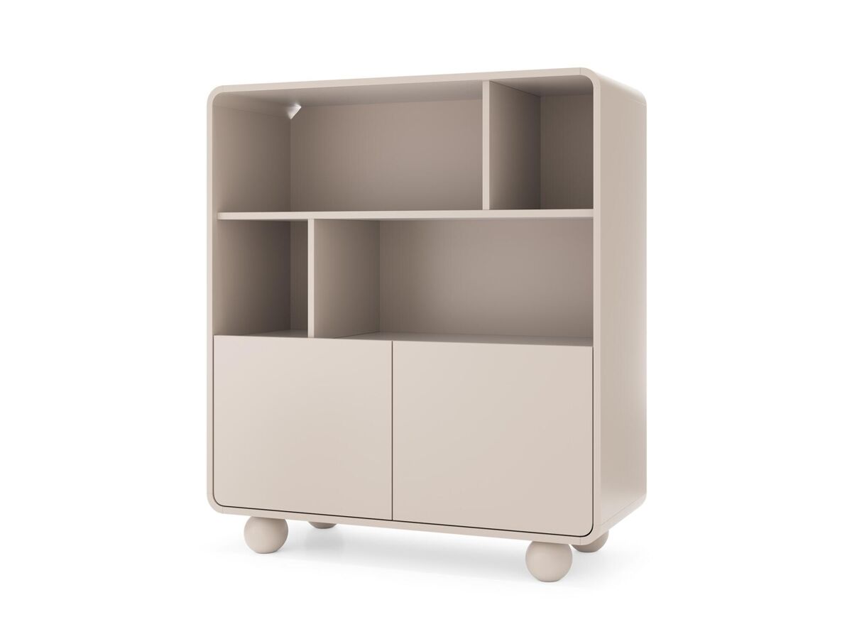 Vitrina albion 108x39x121 beige