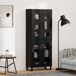 Aparador alto - Mueble de almacenamiento 2 pcs 69 Aparador alto - Mueble de almacenamiento 2 pcs 69 Madera Clara