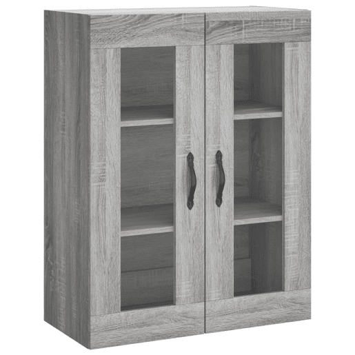 Armário alto - Bufete - Móvel de apoio 69,5x34x180 cm derivados de madeira sonoma cinza pt1123