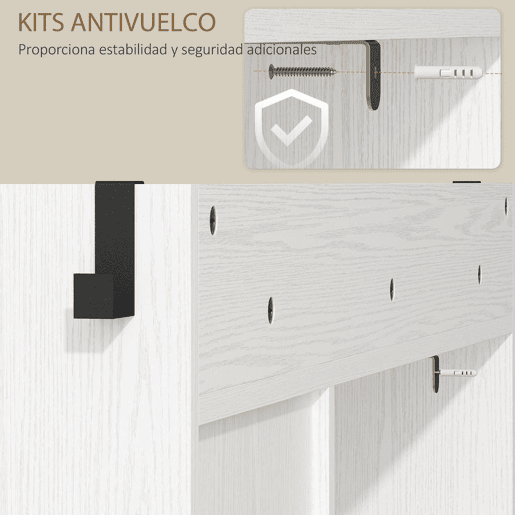 HOMCOM Sapateira Estreito com 2 Compartimentos Rebatíveis Sapateira Entrada Rústico com Gaveta e Prateleiras Ajustáveis para 12 Pares de Sapatos para Corredor Espaços Pequenos 106,7x26x116 cm Branco