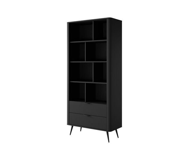 Vitrina lante 88x38x194 negro