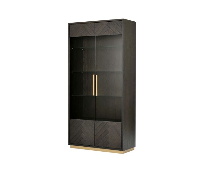 Vitrina seville 100x41x200 negro