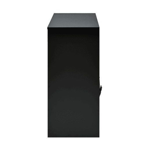 Sapateira 105x39,5x86 cm - 2 portas, 1 gaveta, prateleira ajustável - Preto e Branco