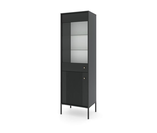 Vitrina iseo 54x39x180 negro