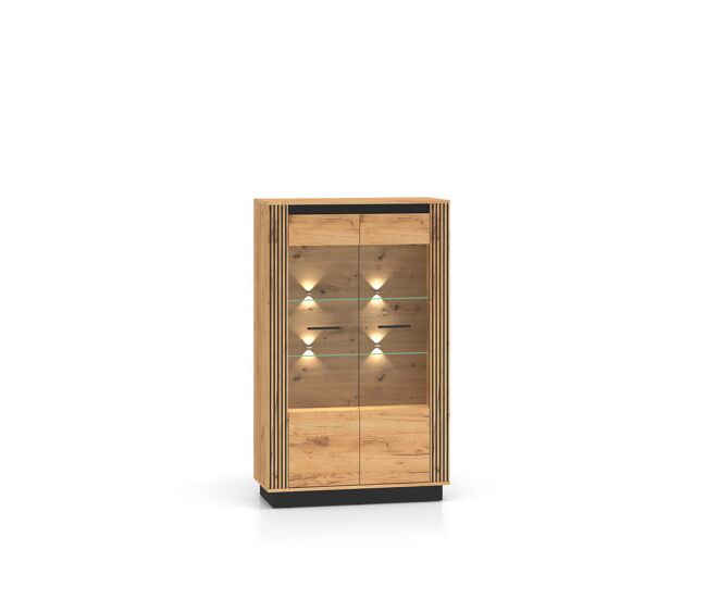 Vitrina urso 92x40x141 beige