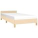 Estructura de cama individual para adultos 83x207 Estructura de cama individual para adultos 83x207 Crema