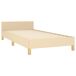 Estructura de cama individual para adultos 83x207 Estructura de cama individual para adultos 83x207 Crema