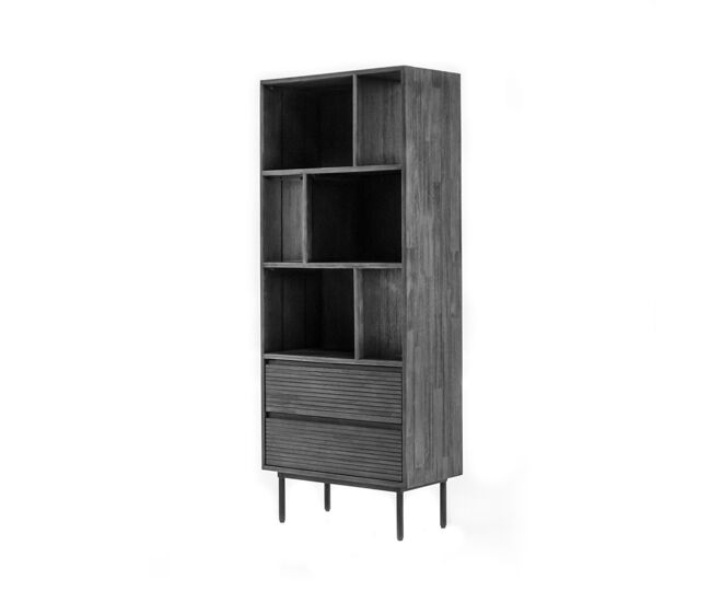 Vitrina capella 70x35x170 gris
