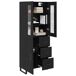 Aparador alto - Mueble de almacenamiento 2 pcs 69 Aparador alto - Mueble de almacenamiento 2 pcs 69 Blanco