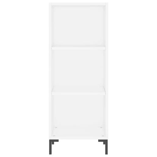 Armário alto - Bufete - Móvel de apoio 34,5x34x180 cm madeira processada branco pt604 Armário alto - Bufete - Móvel de apoio 34,5x34x180 cm madeira processada branco pt604