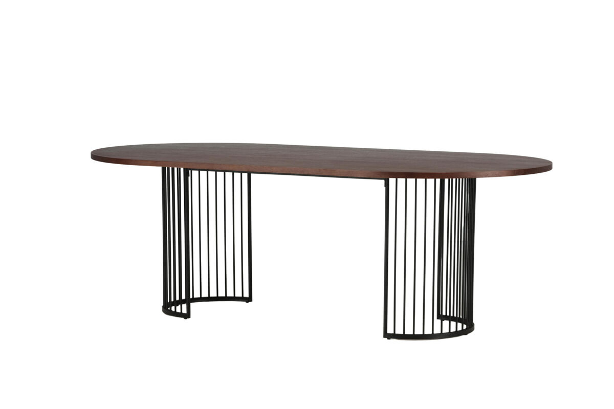 Mesa de comedor hamneskar 110x220x75 marrón