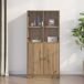 Aparador alto - Mueble de almacenamiento 68 Aparador alto - Mueble de almacenamiento 68 Blanco