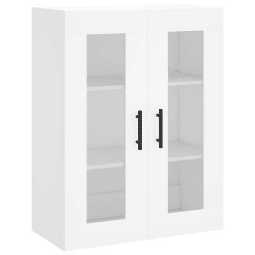 Armário alto - Bufete - Móvel de apoio 69,5x34x180 cm derivados de madeira branco pt682 Armário alto - Bufete - Móvel de apoio 69,5x34x180 cm derivados de madeira branco pt682