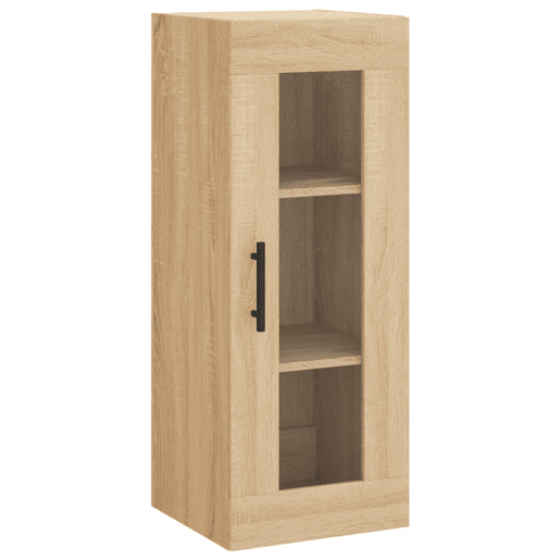 Armário alto - Bufete - Móvei de apoio 34,5x34x180 cm madeira processada carvalho sonoma pt3051