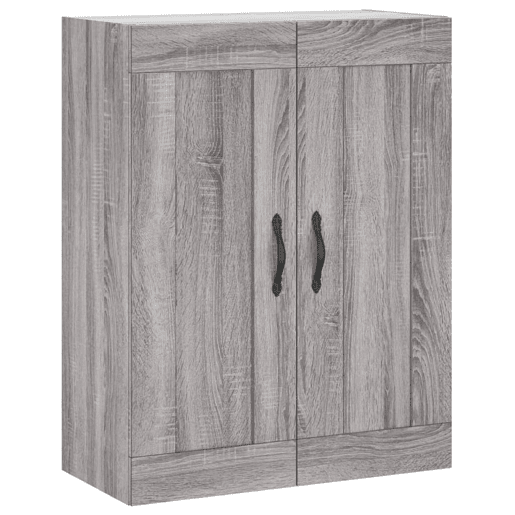 Armário alto - Bufete - Móvel de apoio 69,5x34x180 cm derivados de madeira sonoma cinza pt1130