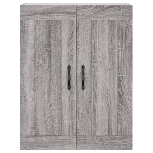 Armário alto - Bufete - Móvel de apoio 69,5x34x180 cm derivados de madeira sonoma cinza pt1130