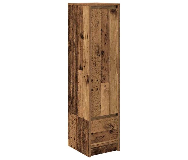 Aparador - mueble de almacenamiento de madera vieja 29,5x34x119,5 cm madera de ingeniería es4024