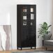 Aparador alto - Mueble de almacenamiento 2 pcs 69 Aparador alto - Mueble de almacenamiento 2 pcs 69 Blanco