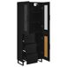 Aparador alto - Mueble de almacenamiento 2 pcs 69 Aparador alto - Mueble de almacenamiento 2 pcs 69 Blanco