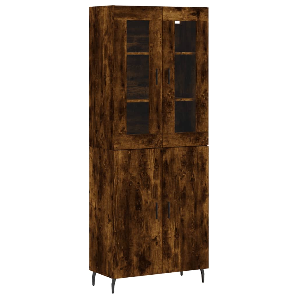 Aparador alto - Mueble de almacenamiento 69 Marrón
