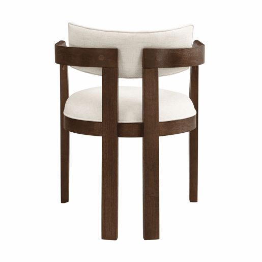 Cadeira de sala de jantar, pacote de 2 - confortável e respirável, estilo moderno, linho - cor nogueira Cadeira de sala de jantar, pacote de 2 - confortável e respirável, estilo moderno, linho - cor nogueira