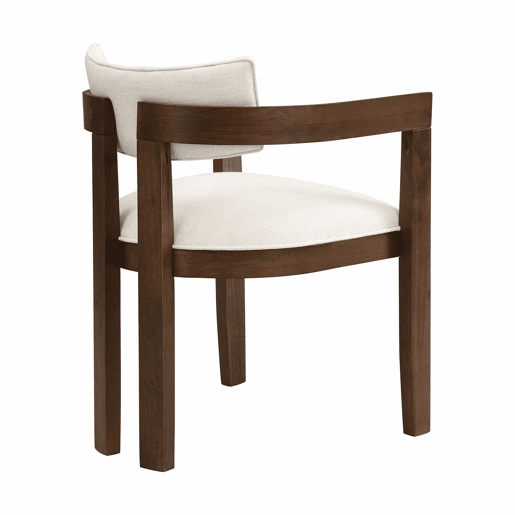 Cadeira de sala de jantar, pacote de 2 - confortável e respirável, estilo moderno, linho - cor nogueira Cadeira de sala de jantar, pacote de 2 - confortável e respirável, estilo moderno, linho - cor nogueira