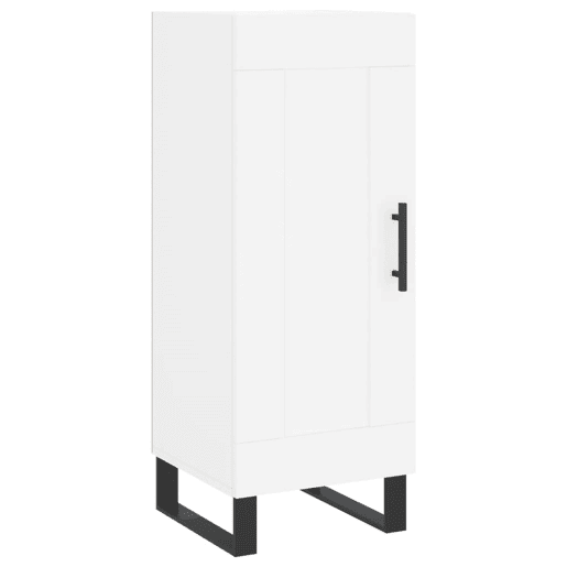 Armário alto - Bufete - Móvel de apoio 34,5x34x180 cm madeira processada branco pt580 Armário alto - Bufete - Móvel de apoio 34,5x34x180 cm madeira processada branco pt580