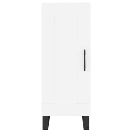 Armário alto - Bufete - Móvel de apoio 34,5x34x180 cm madeira processada branco pt580 Armário alto - Bufete - Móvel de apoio 34,5x34x180 cm madeira processada branco pt580