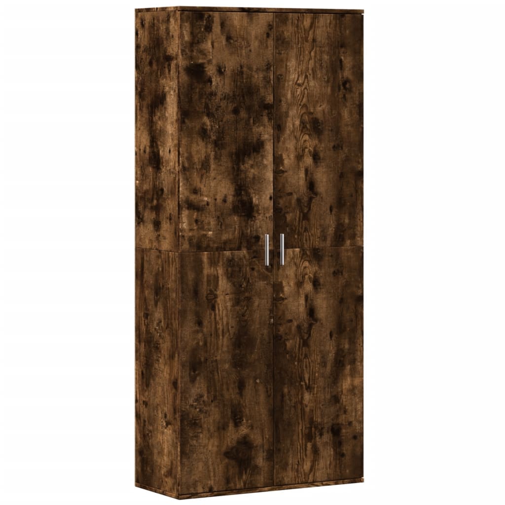 Aparador alto - Mueble de almacenamiento 80 Marrón