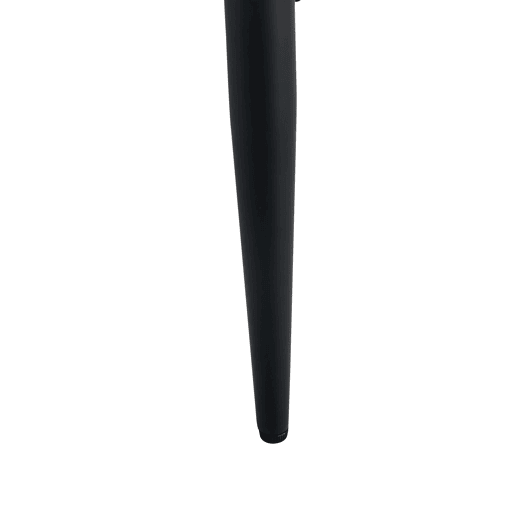 Cadeiras de sala de jantar 2 unidades 89 cm - design moderno em PU - preto
