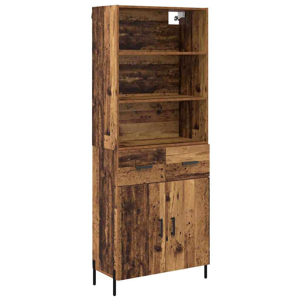 Aparador alto - Mueble de almacenamiento 69 Madera
