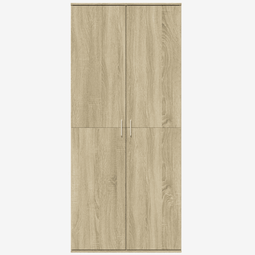 Armário alto - Bufete - Móvel de apoio 80x35x180cm derivados de madeira carvalho sonoma pt1420