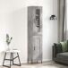 Aparador alto - Mueble de almacenamiento 34 Aparador alto - Mueble de almacenamiento 34 Gris