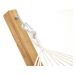 Hamaca de madera con tejido de macramé Hamaca de madera con tejido de macramé Blanco
