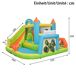 Castillo hinchable de tela oxford Castillo hinchable de tela oxford Multicolor