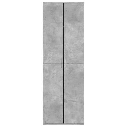Armário alto - Bufete - Móvel de apoio 60x35x180cm derivados de madeira cinzento cimento pt1263