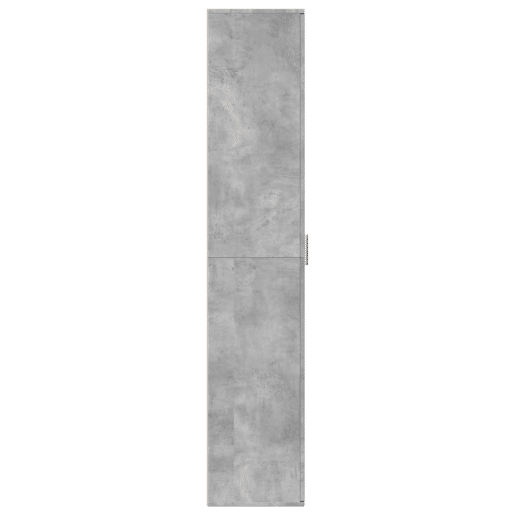 Armário alto - Bufete - Móvel de apoio 60x35x180cm derivados de madeira cinzento cimento pt1263