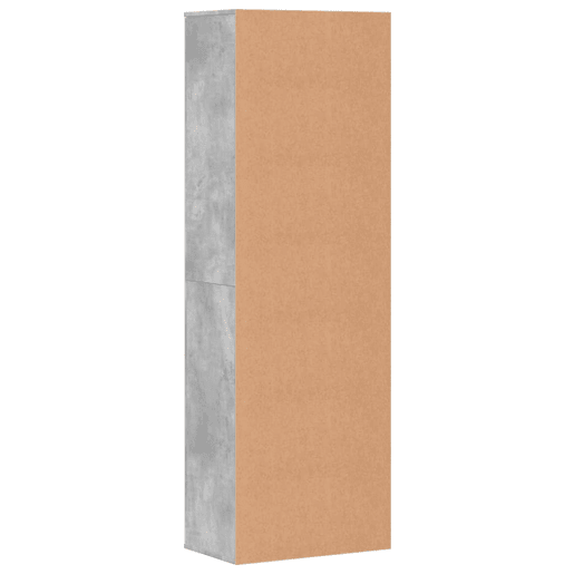 Armário alto - Bufete - Móvel de apoio 60x35x180cm derivados de madeira cinzento cimento pt1263