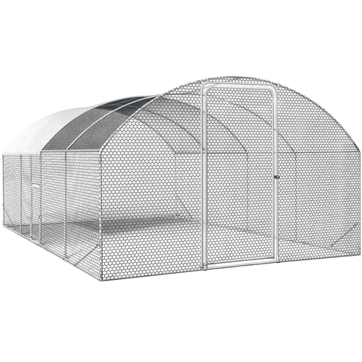 15 m² de galinheiro em cúpula Cocorico - 5 x 3 m - aço galvanizado