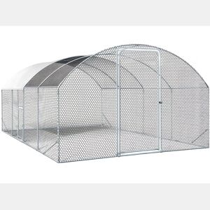 15 m² de galinheiro em cúpula Cocorico - 5 x 3 m - aço galvanizado