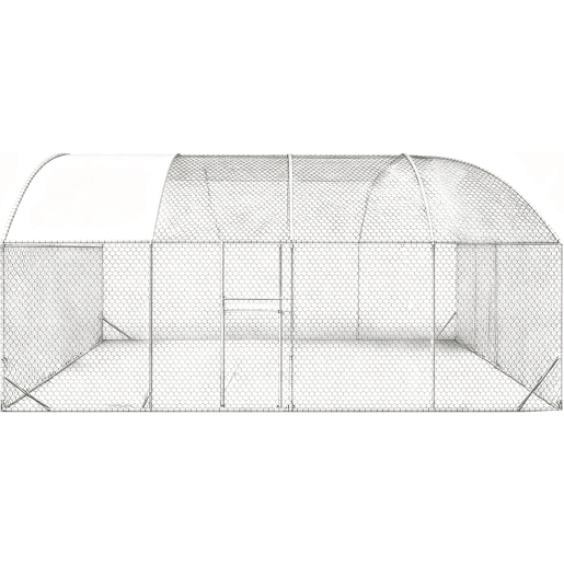 15 m² de galinheiro em cúpula Cocorico - 5 x 3 m - aço galvanizado