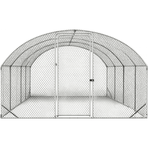 15 m² de galinheiro em cúpula Cocorico - 5 x 3 m - aço galvanizado