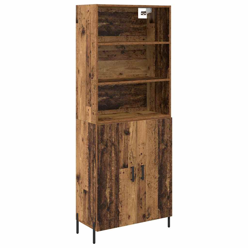 Aparador alto - Mueble de almacenamiento 69 Madera