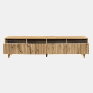Móvel de TV 178 cm - Design minimalista, grande capacidade, 4 gavetas - Madeira